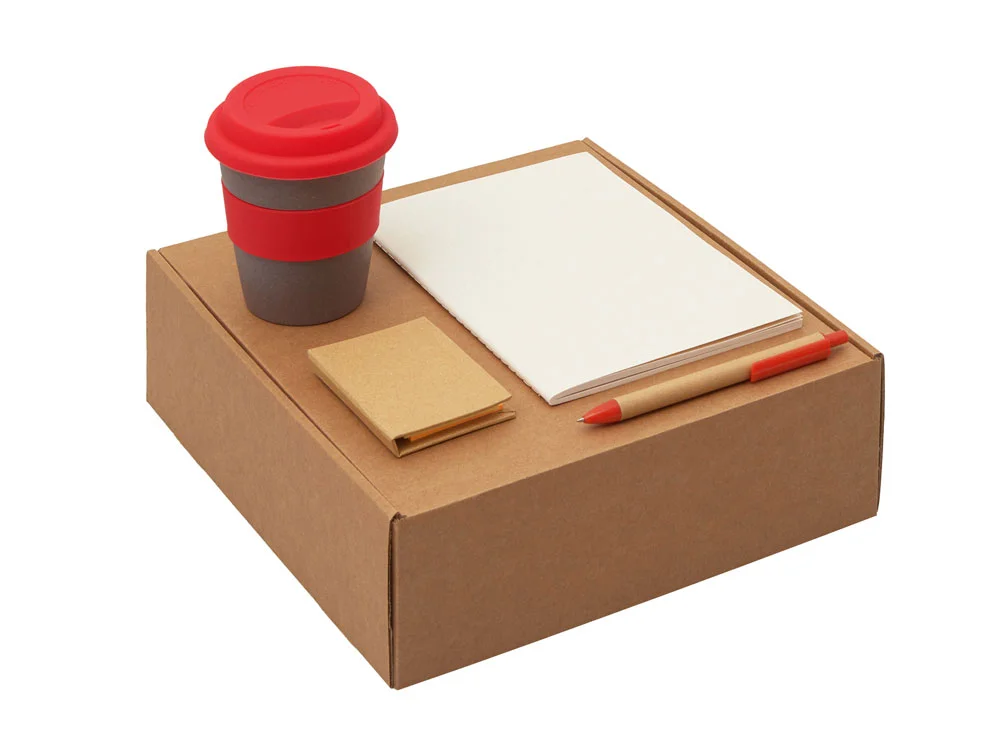 Набор Halm с блокнотом, ручкой и стаканом