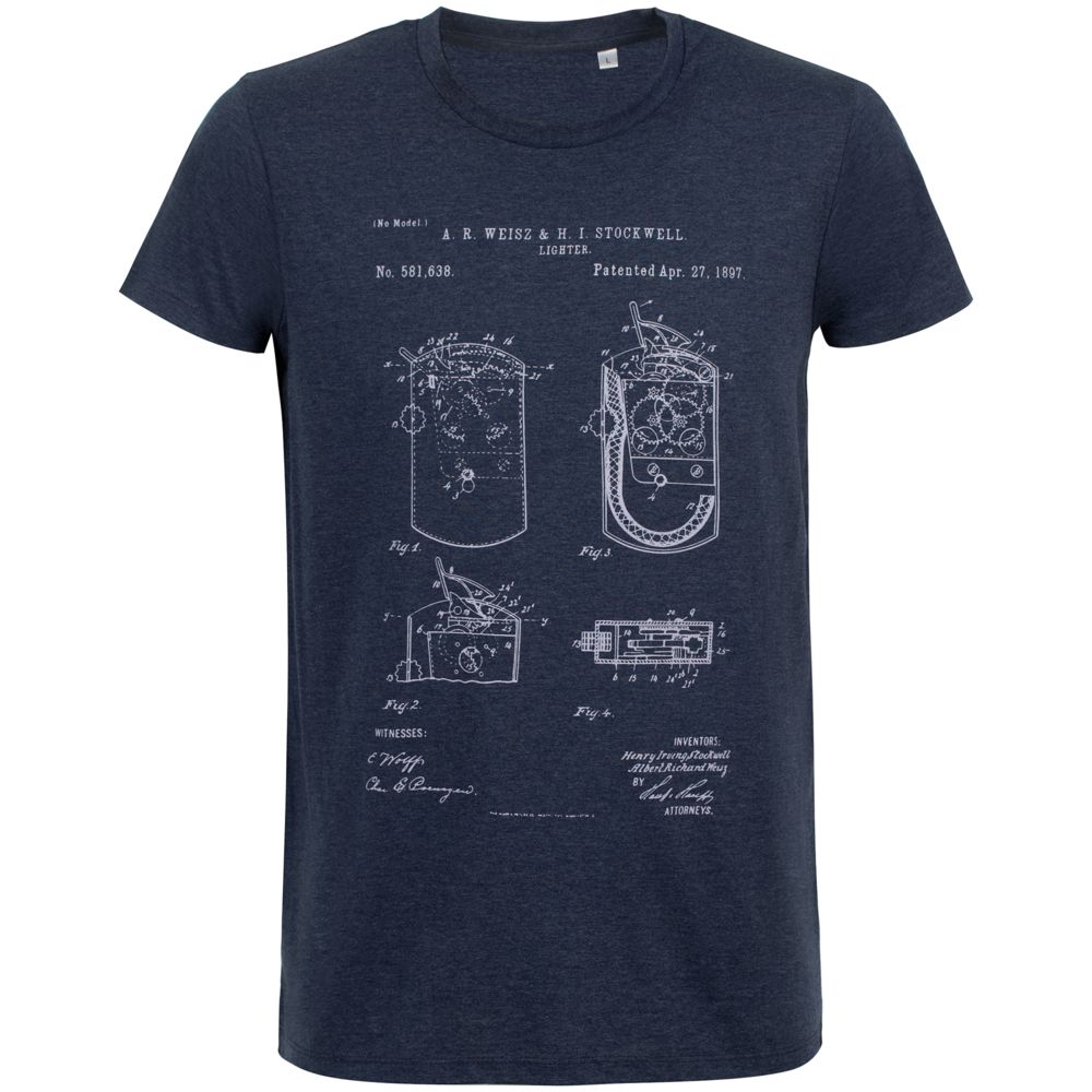 Футболка приталенная Old Patents. Lighter