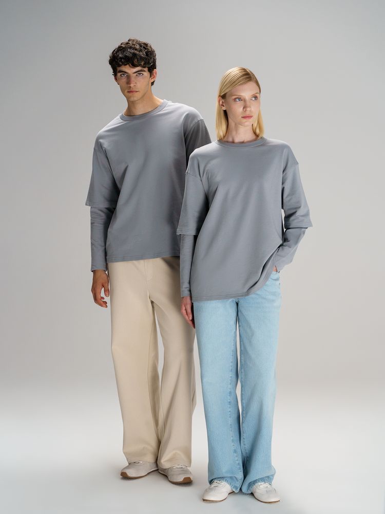 Футболка оверсайз с двойным рукавом Kosmos