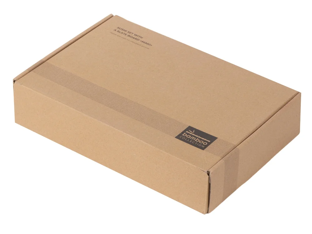 Набор для сервировки роллов и суши со сланцевой доской Maki