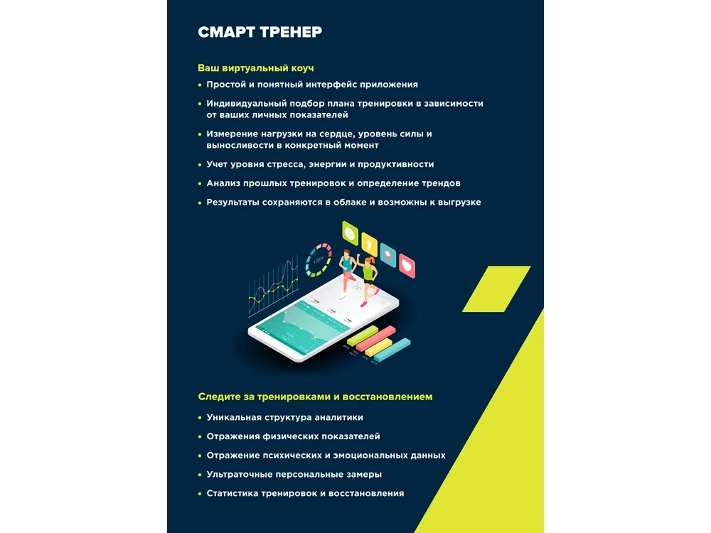 Фитнес-браслет Smart Coach SB-75, IP67