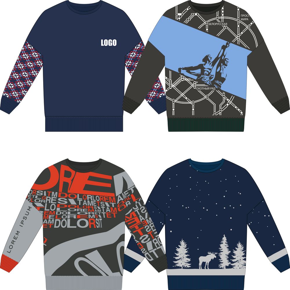 Свитер оверсайз на заказ Tricksy Net