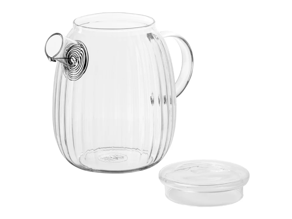 Стеклянный заварочный чайник с гранями Prism