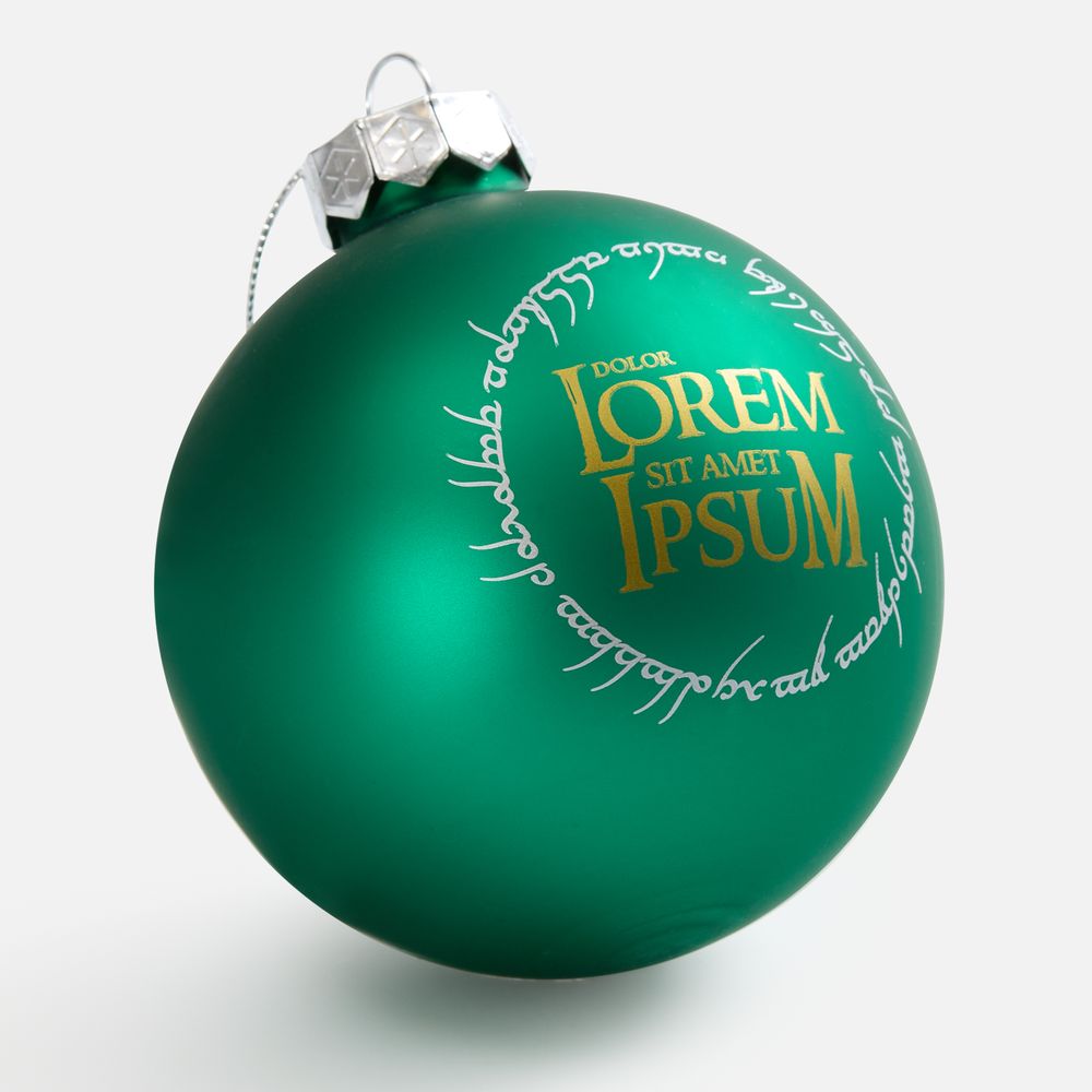 Елочный шар Finery Matt, 10 см