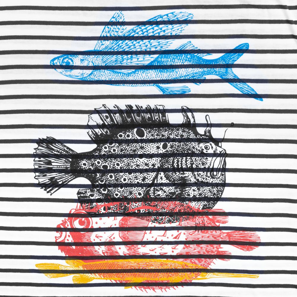 Футболка женская «Морские обитатели»