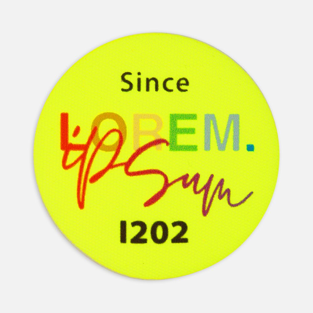 Наклейка тканевая Lunga Round, M