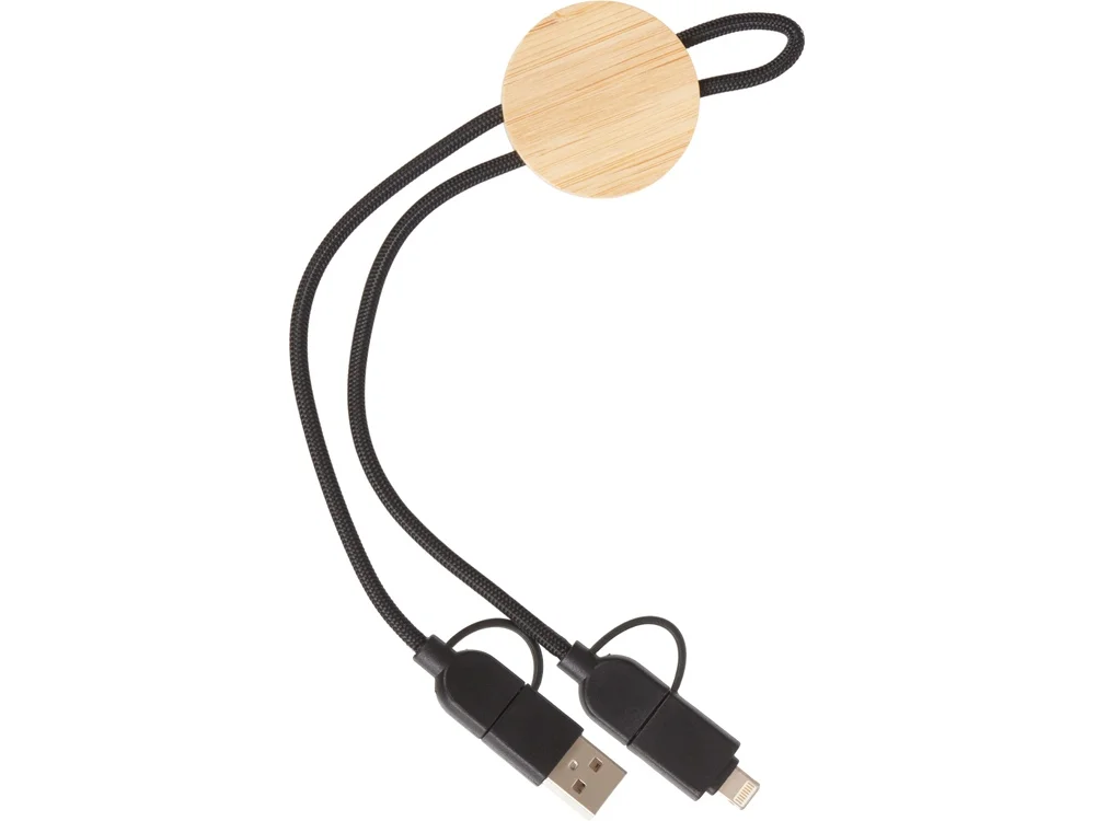 Универсальный зарядный кабель из переработанных ПЭТ и ТПЕ Acalypha, быстрая зарядка 25 Вт