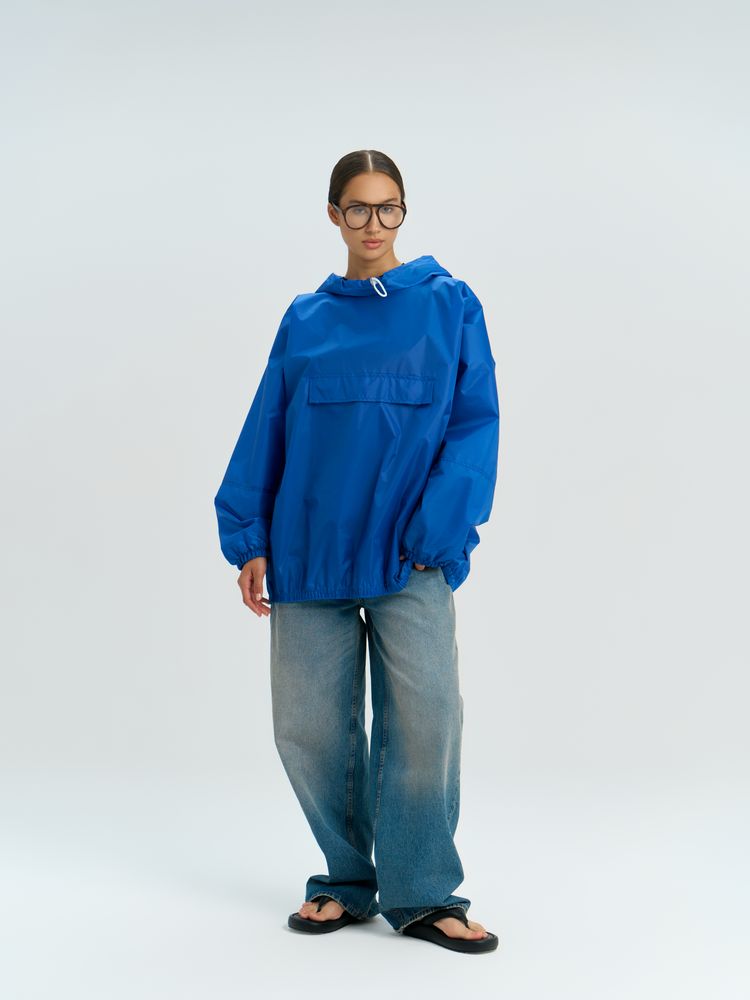 Дождевик-анорак Alatau, укороченный, черный