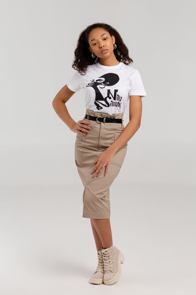 Футболка женская «Меламед. Nina Simone»