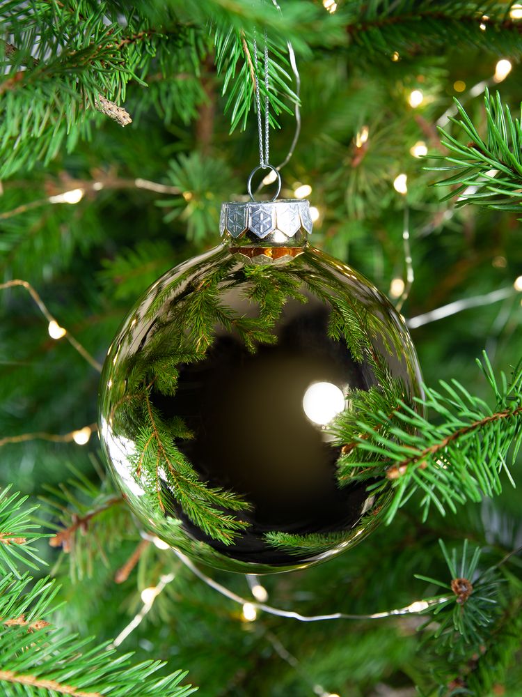 Елочный шар Finery Gloss, 10 см