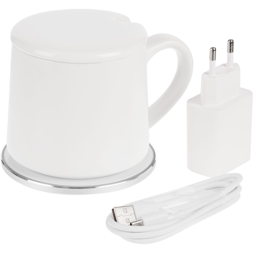 Кружка с подогревом и беспроводной зарядкой dualBase ver. 2.0 Matt