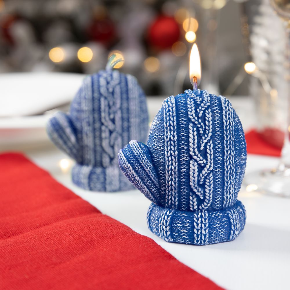 Свеча Kniteam, варежка