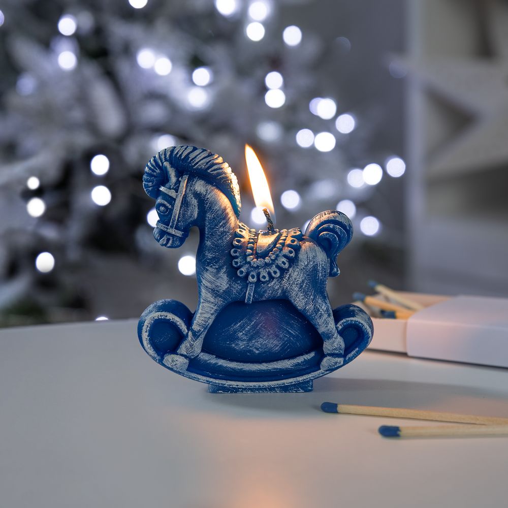 Свеча фигурная «Лошадка-качалка»