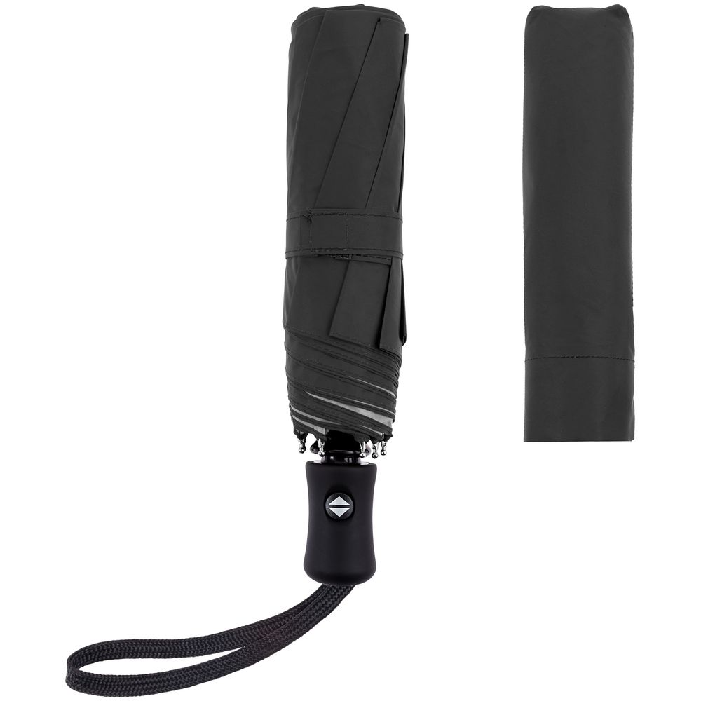 Зонт складной Manifest Color со светоотражающим куполом