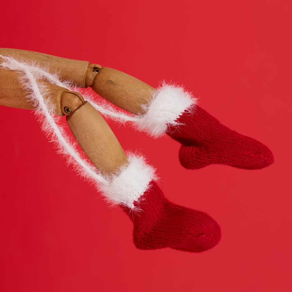 Подвеска на елку «Вьюжка», носочки