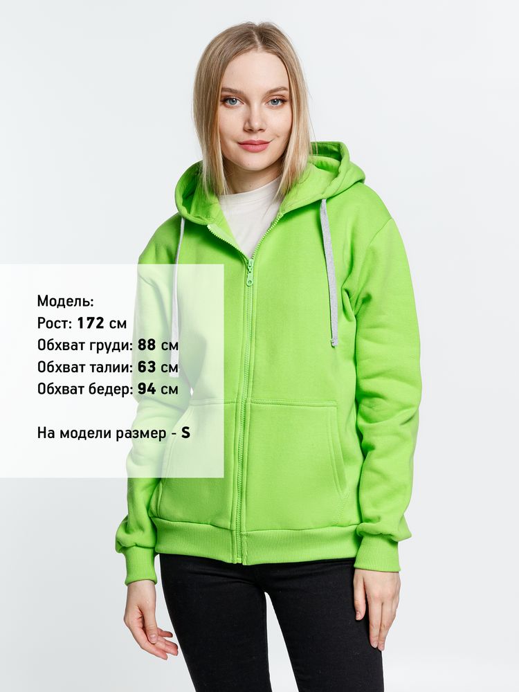 Толстовка на молнии с капюшоном Unit Siverga Heavy