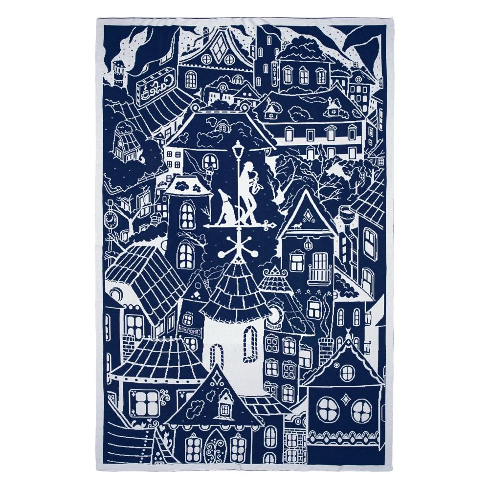 Плед на заказ Tricksy Net, 2 цвета, L