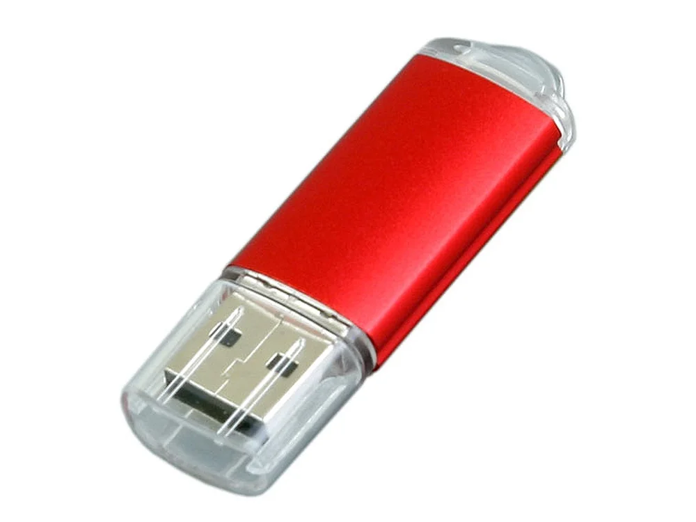 USB 2.0- флешка на 16 Гб с прозрачным колпачком
