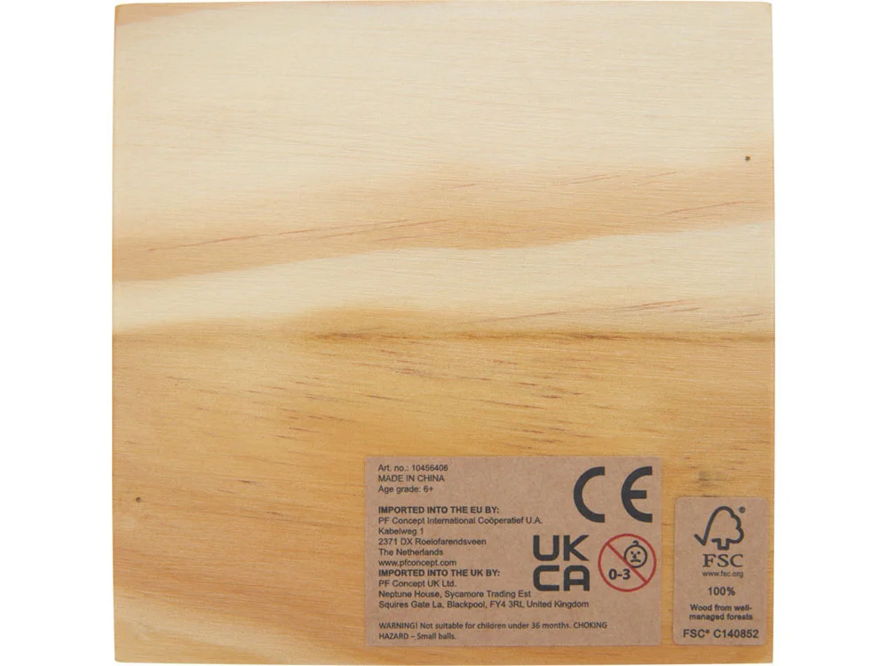 Деревянная игра в крестики-нолики Strobus