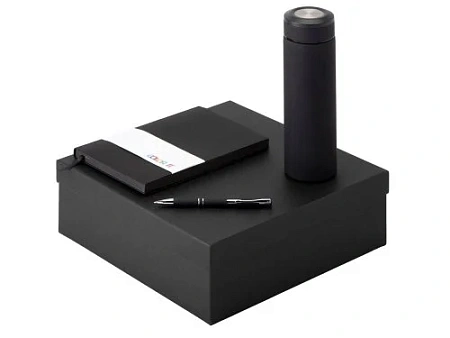 Подарочный набор Color it с блокнотом, металлической ручкой и термосом