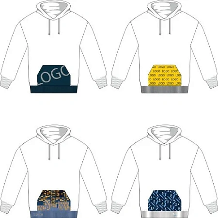 Вязаный карман-кенгуру на заказ Paosy