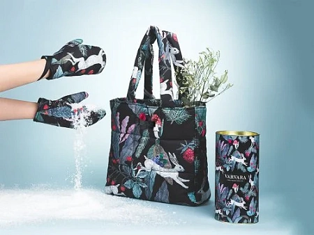 Сумка стеганая Зайцы