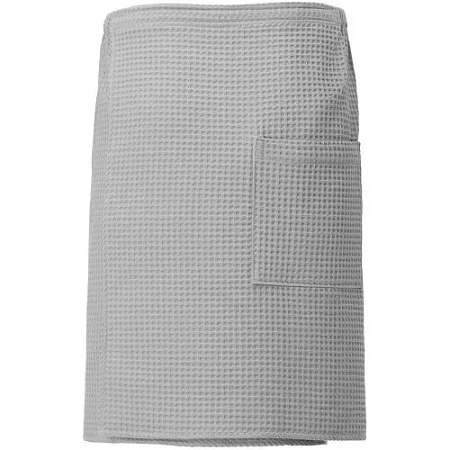 Килт вафельный мужской Onsen, светло-серый