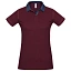 Рубашка поло женская DNM Forward бордовая