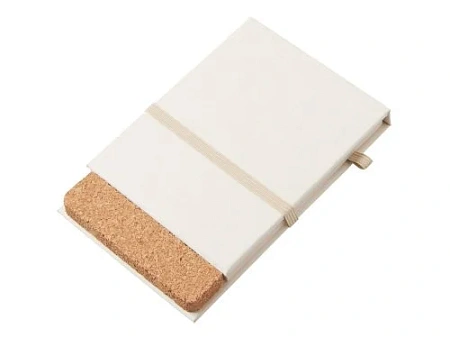 Блокнот А6 Milky S с подставкой из пробки