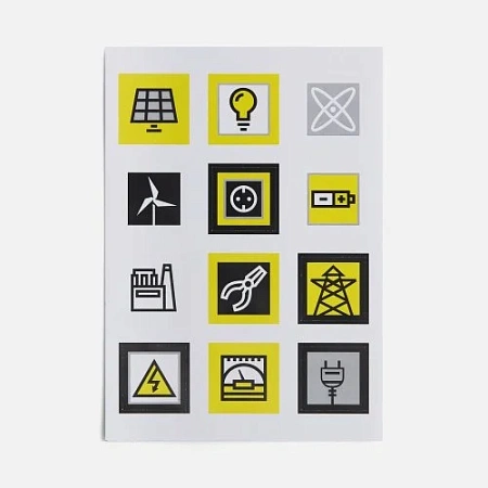 Стикерпак бумажный Industry