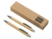 Подарочный набор Tender bamboo с шариковой ручкой и механическим карандашом из бамбука