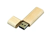 USB 2.0- флешка на 16 Гб эргономичной прямоугольной формы с округленными краями
