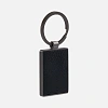 Брелок Gun Metal Leather Rectangle
