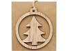Деревянная подвеска Natall в форме елки