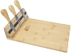 Бамбуковая доска для сыра Mancheg с приборами