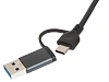 USB-хаб Command с коннектором 2-в-1 USB-C и USB-A, 2.0/3.0