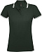 Рубашка поло женская Pasadena Women 200 с контрастной отделкой