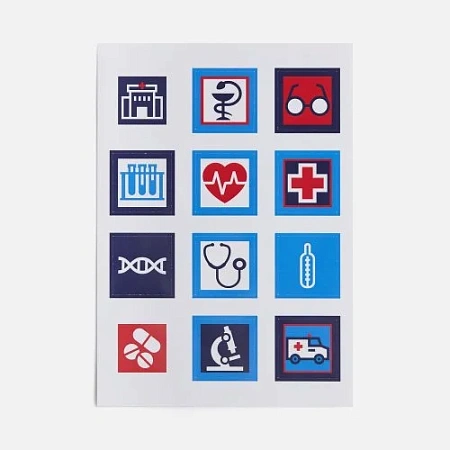 Стикерпак бумажный Industry