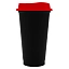 Стакан с крышкой Color Cap Black