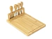 Набор для сыра из бамбука со съемной подставкой Camembert