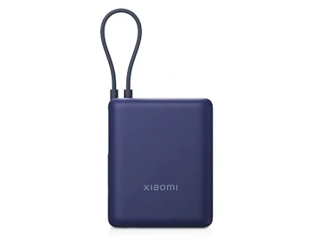 Внешний аккумулятор со встроенным кабелем Xiaomi 33W Power Bank (Integrated Cable), 10000 мАч