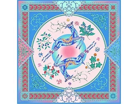 Платок Северное сияние