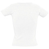 Футболка женская с круглым вырезом Lady 220 белая