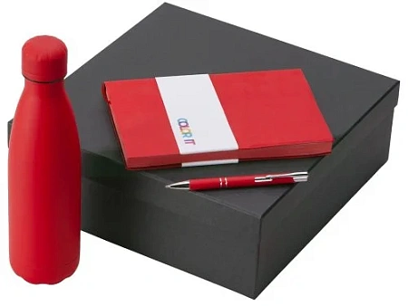 Подарочный набор Color it с блокнотом, металлической ручкой и термобутылкой