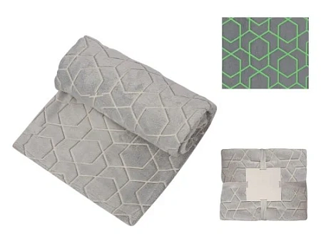 Светящийся в темноте плед Lattice