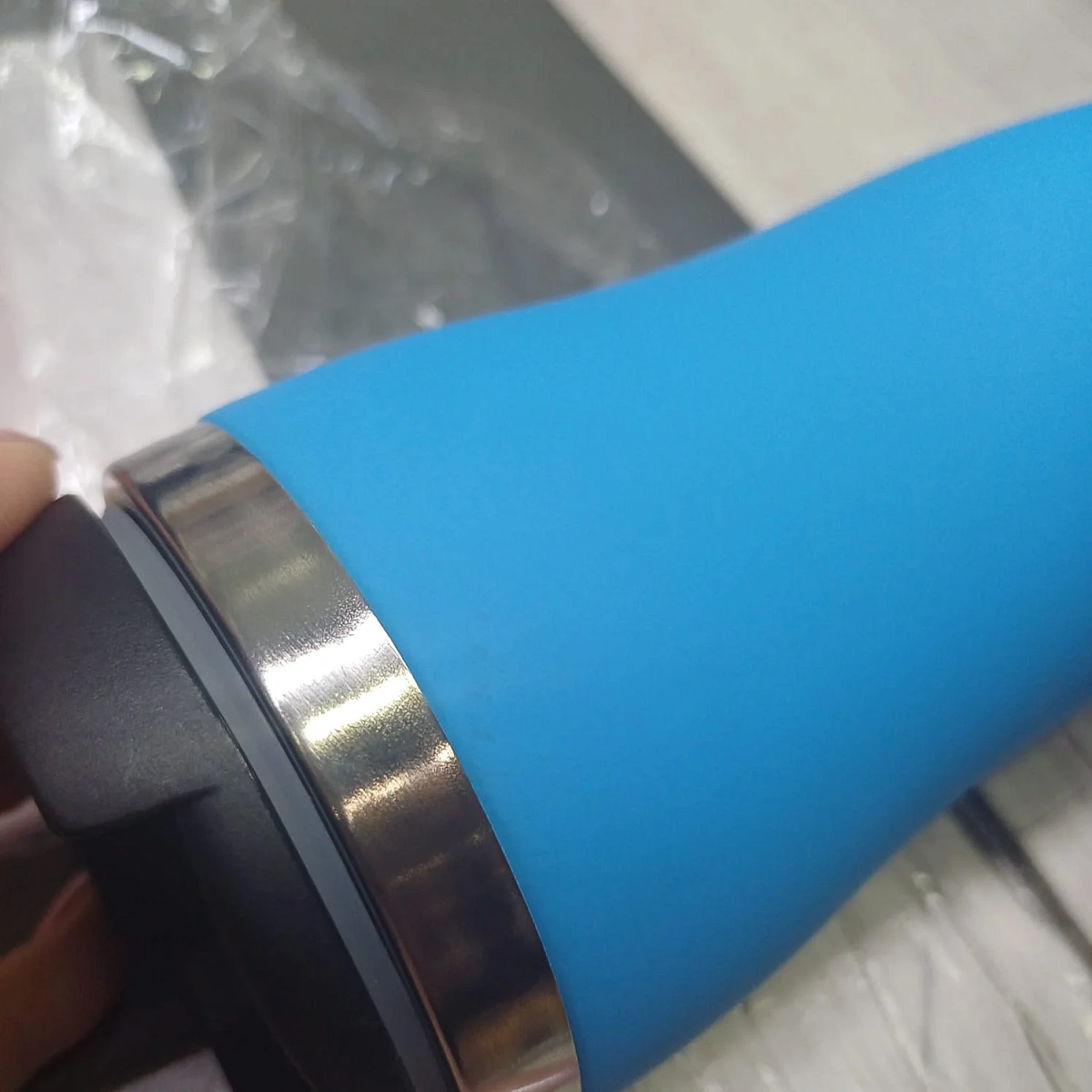 Термокружка Mony Steel soft-touch