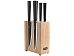 Набор из 5 кухонных ножей на магнитном блоке HORT
