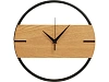 Деревянные часы с металлическим ободом Time Wheel