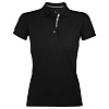 Рубашка поло женская Portland Women 200 черная