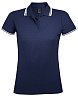 Рубашка поло женская Pasadena Women 200 с контрастной отделкой